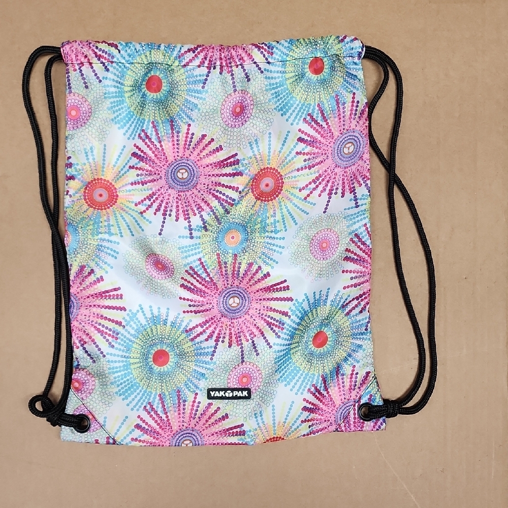 Yak Pak Colorful Drawstring Backpack
